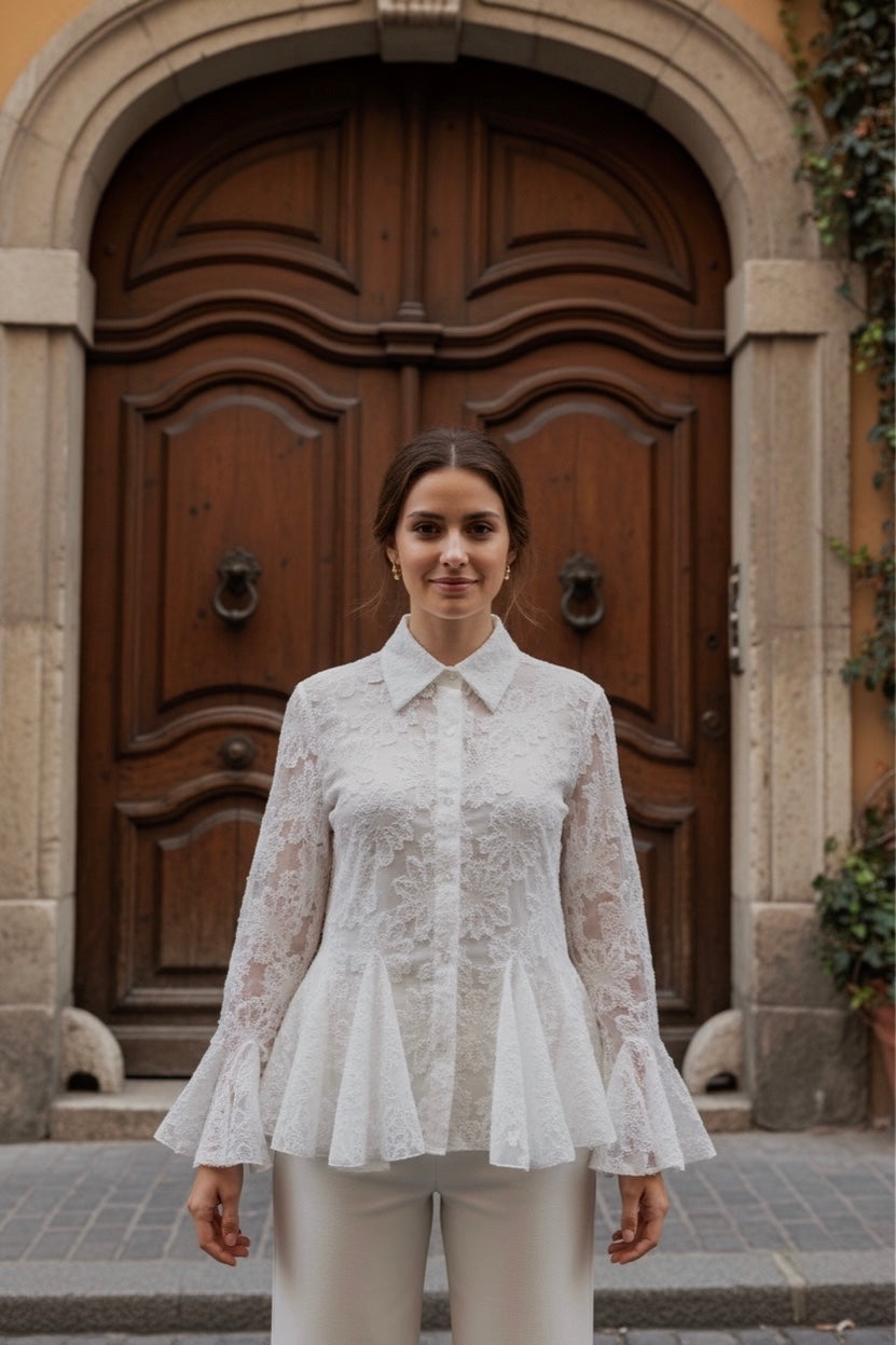 Blouse Édith Blanche