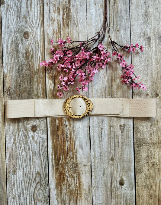 Ceinture Millie Beige (Taille Généreuse 44-50)