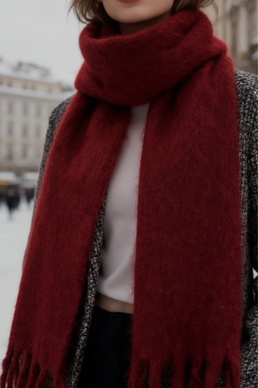 Écharpe Dorine Bordeaux
