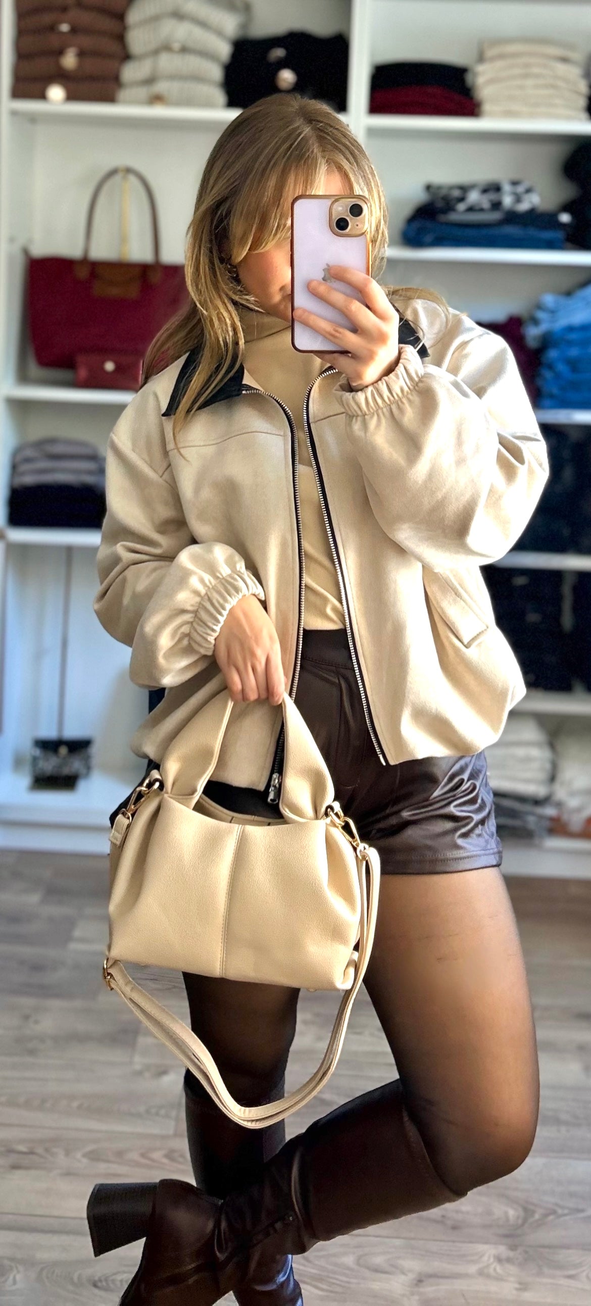 Veste Dakota beige clair
