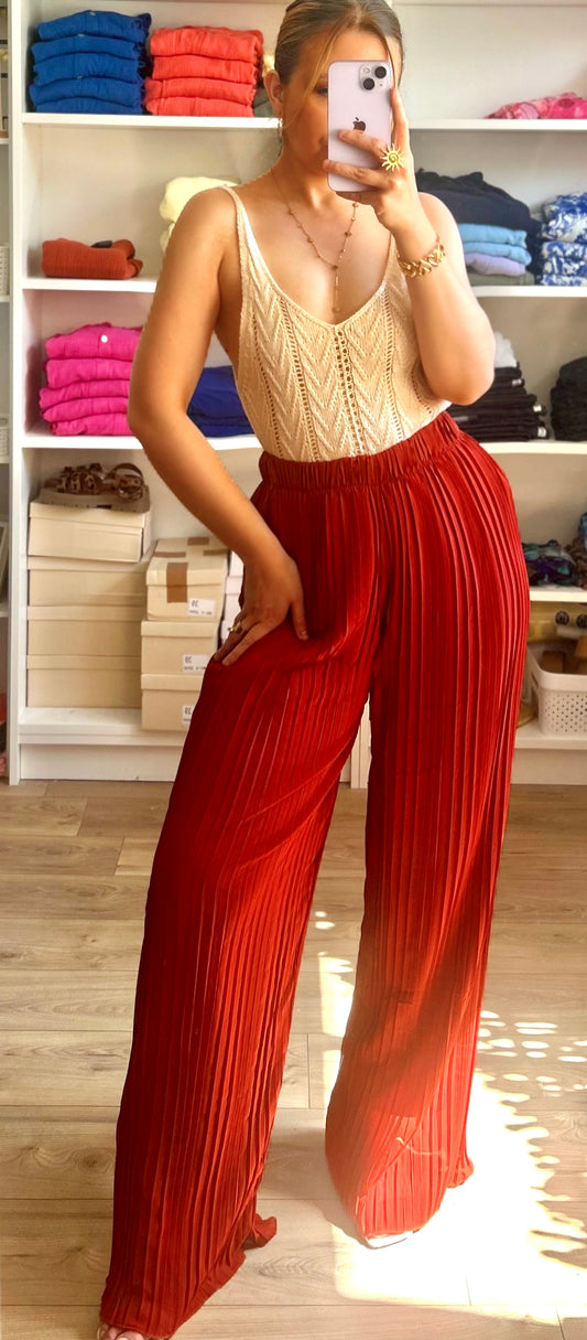 Pantalon Noa Terracota