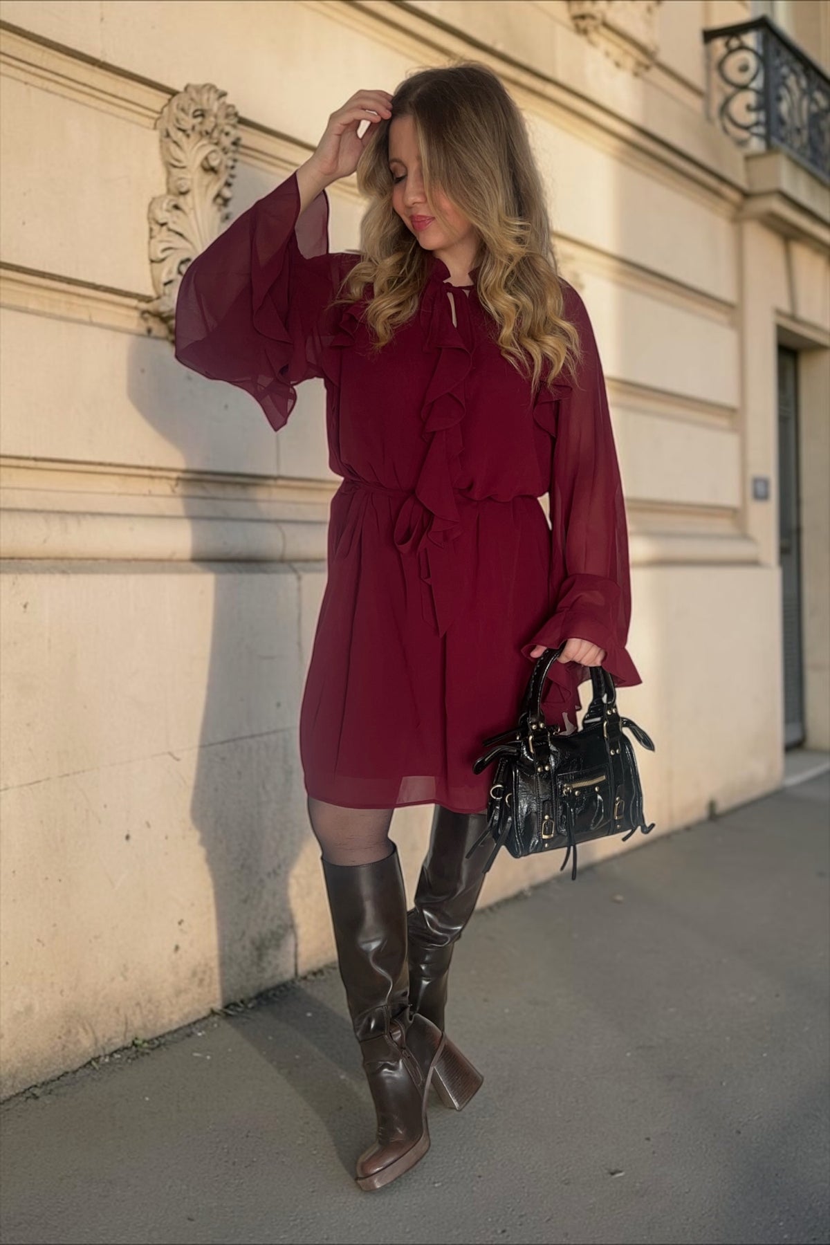 Robe Maëlle Bordeaux