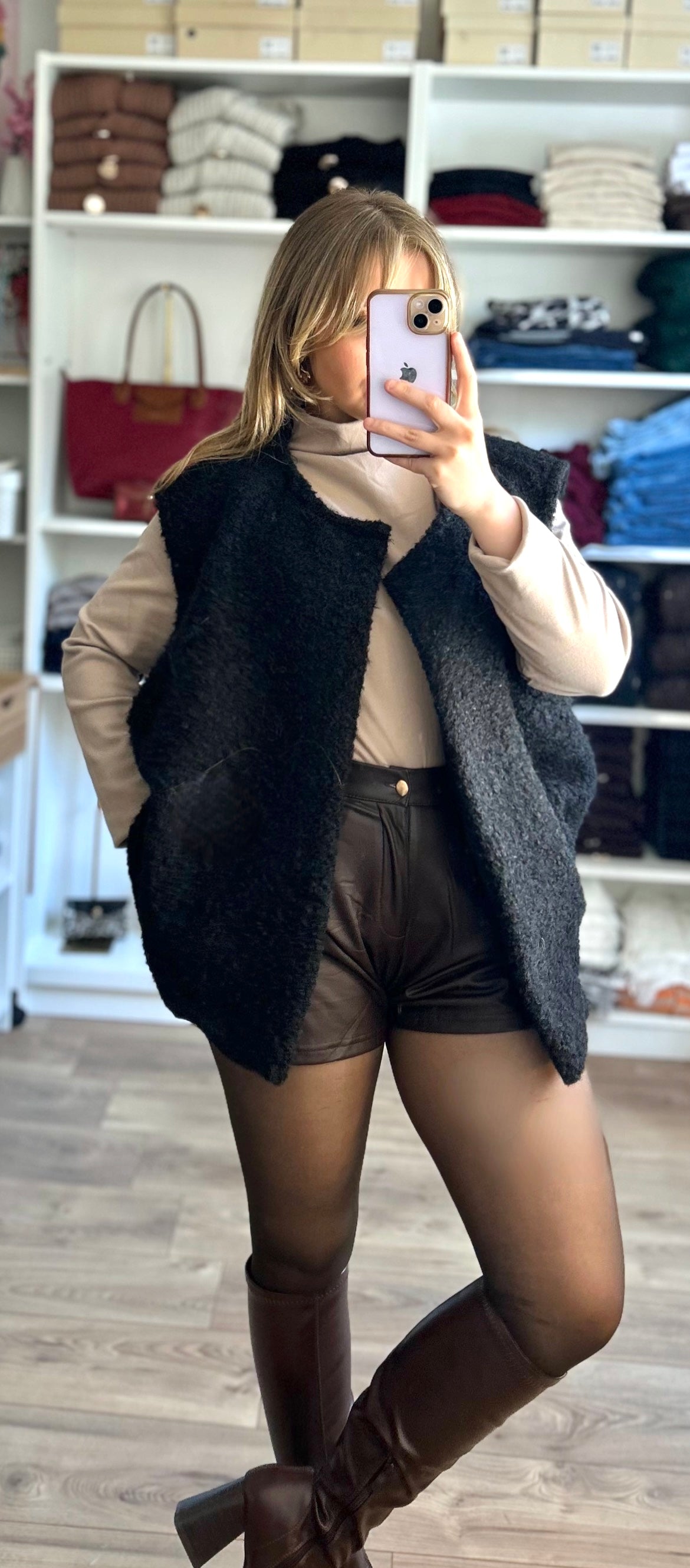 Top Sam Taupe