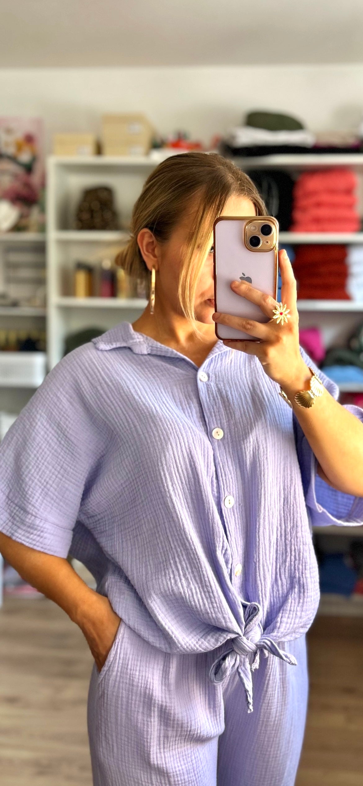 Chemise Ari Lilas