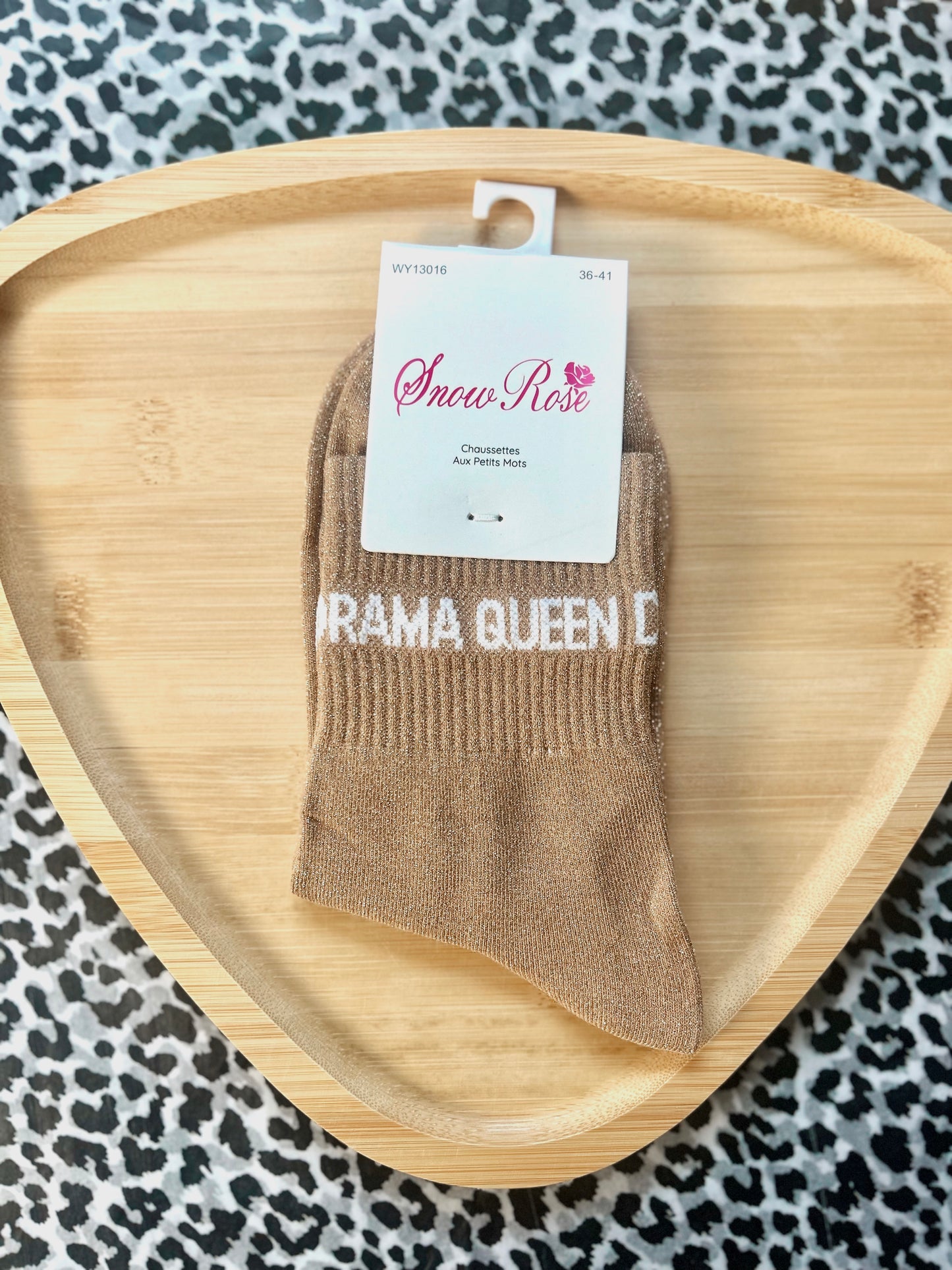 Chaussettes à paillettes « DRAMA QUEEN »