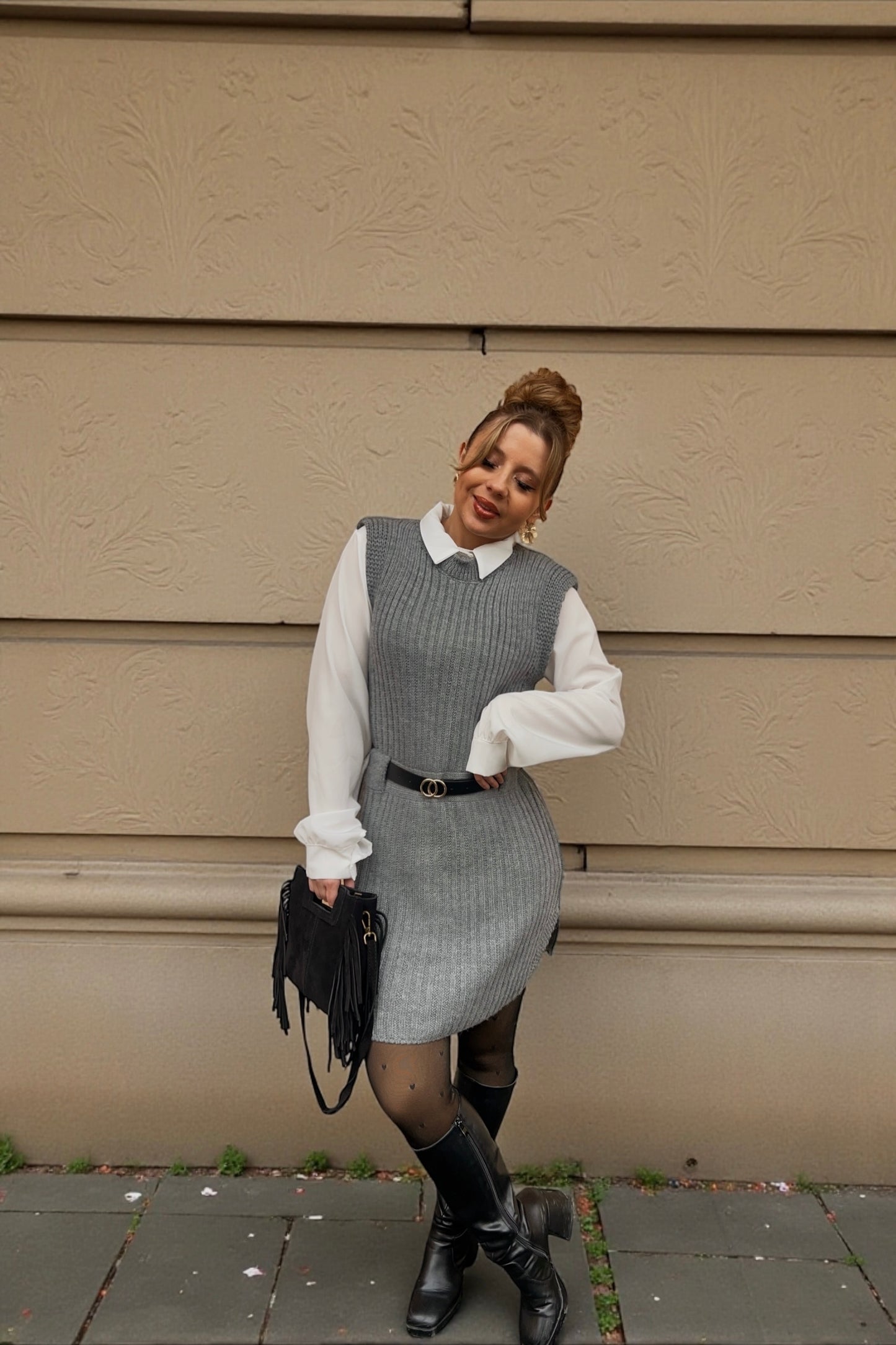 Ensemble Robe Chemise Watson Grise