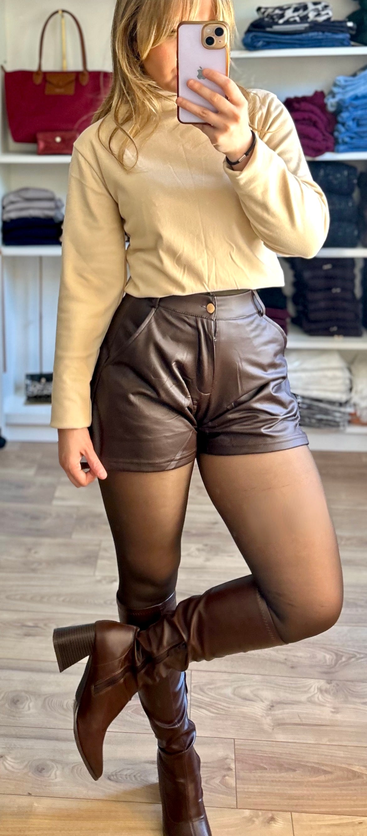 Short Lou Chocolat