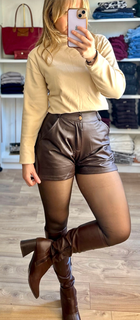 Short Lou Chocolat