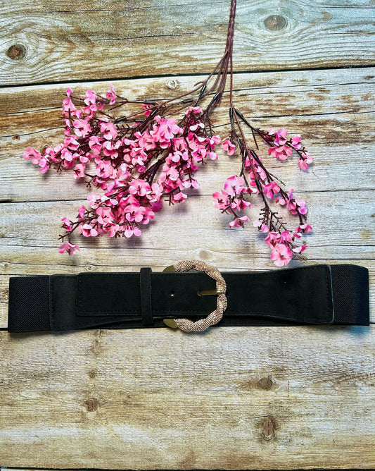 Ceinture Nao Noire (Taille ajustée 36-42)