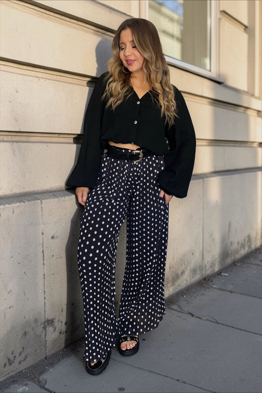 Pantalon Yumi Noir à pois