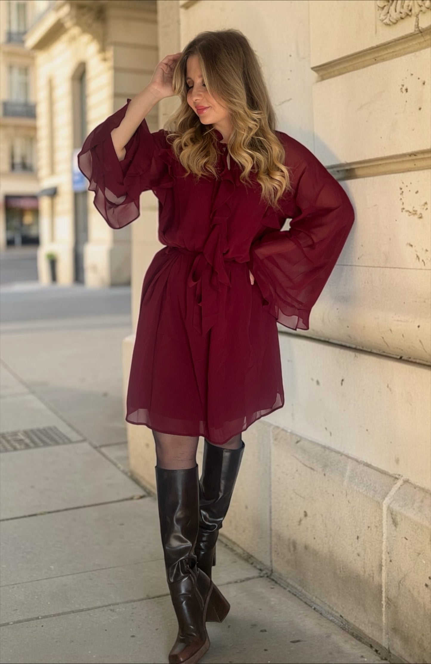 Robe Maëlle Bordeaux