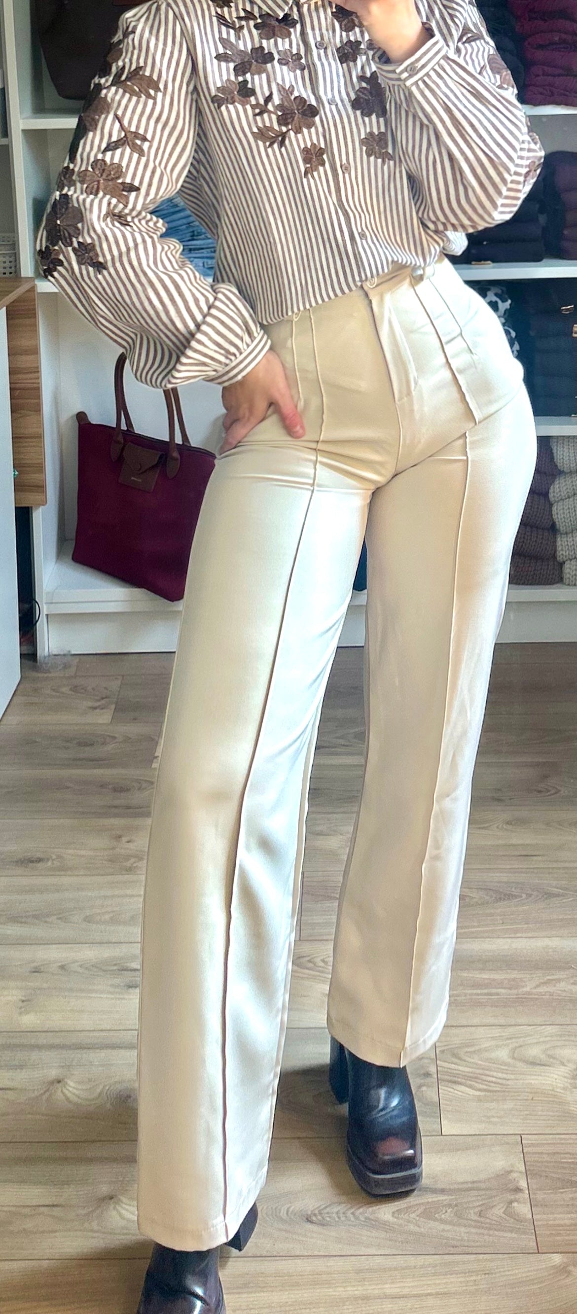 Pantalon Sandro Beige