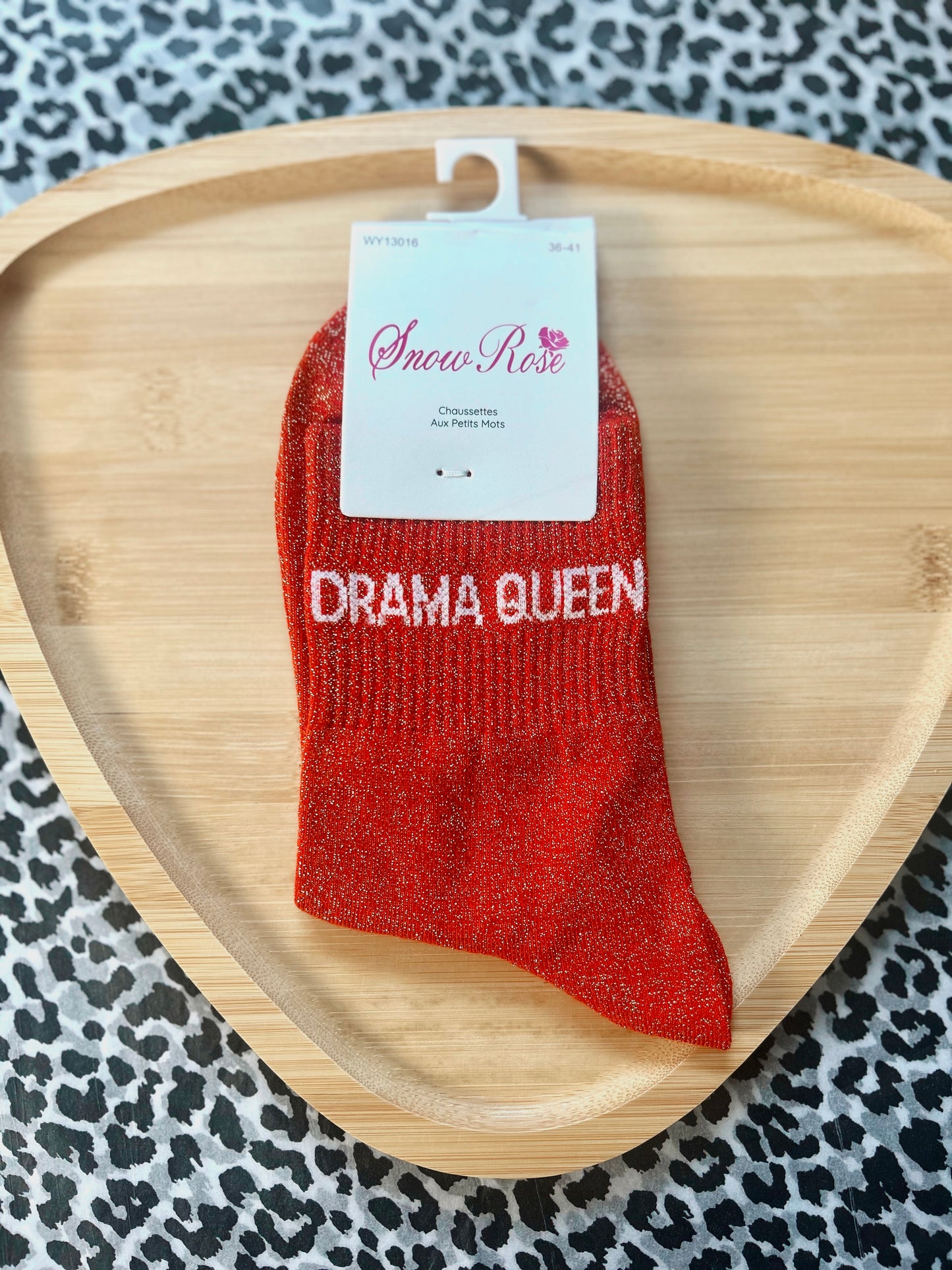 Chaussettes à paillettes « DRAMA QUEEN »