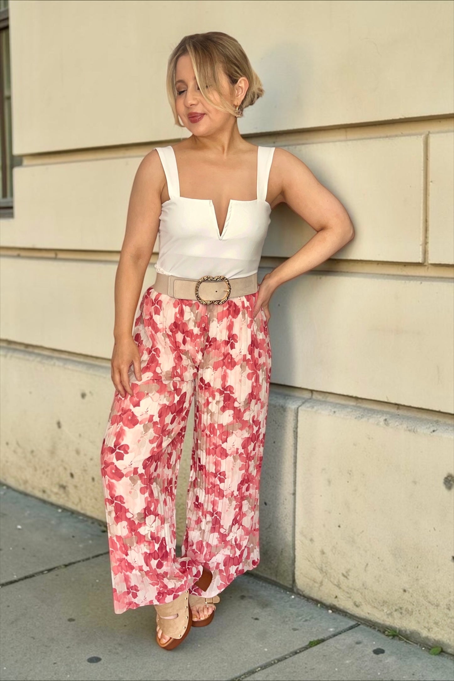 Pantalon Yumi à fleurs Grenadine