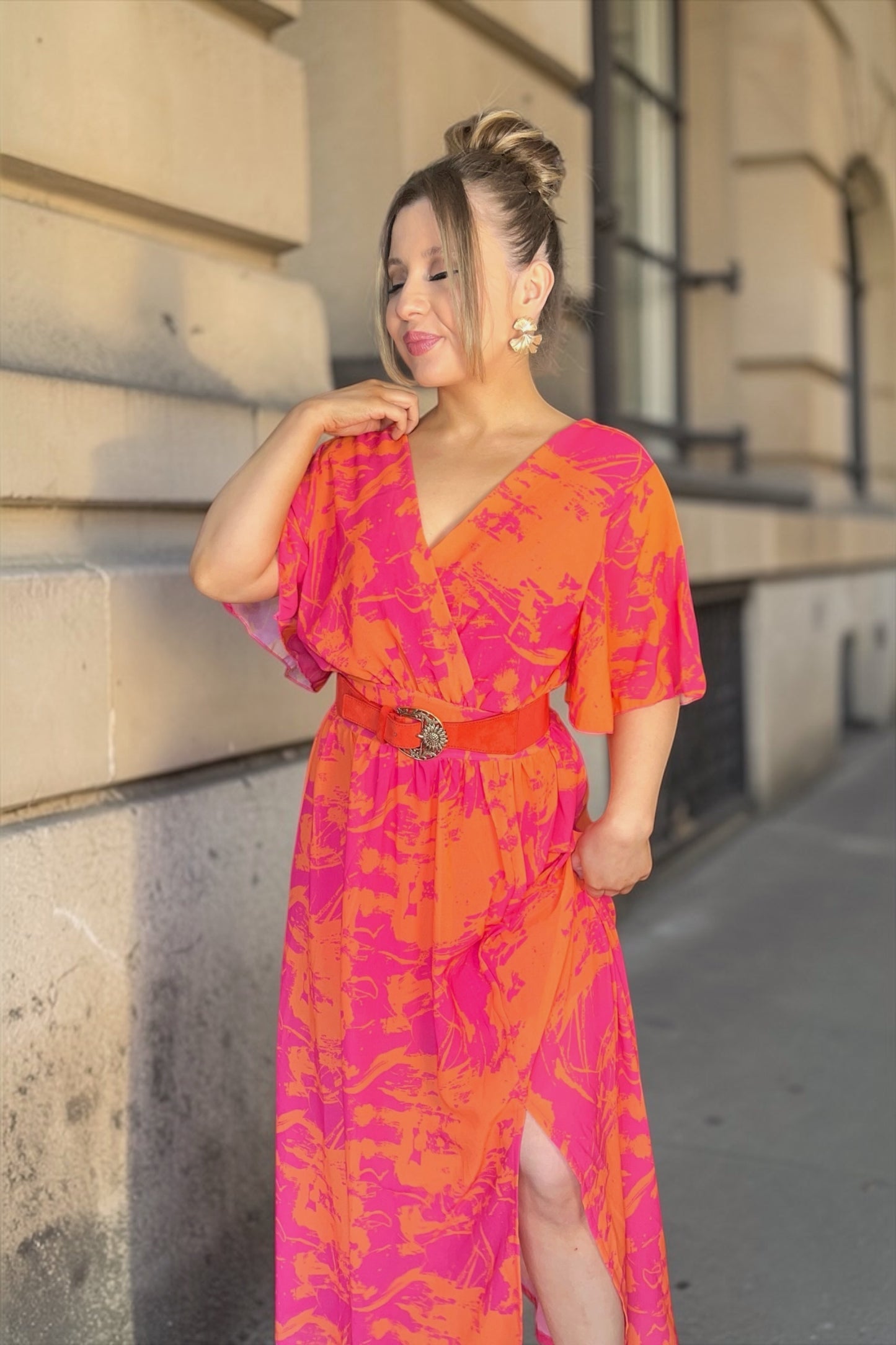 Robe Soline Orange Rosé