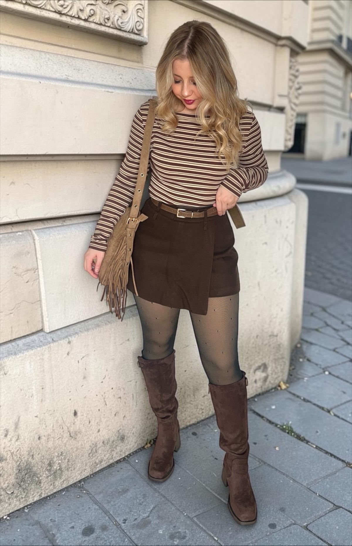 Jupe Short Margaux Chocolat