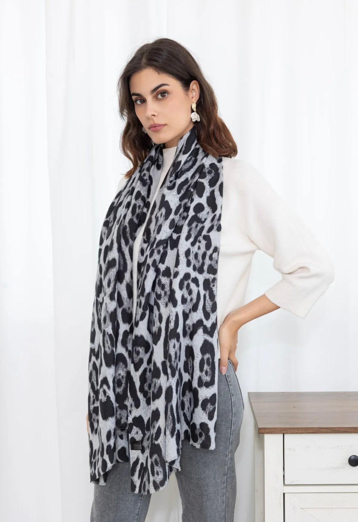 Écharpe Léona Grise