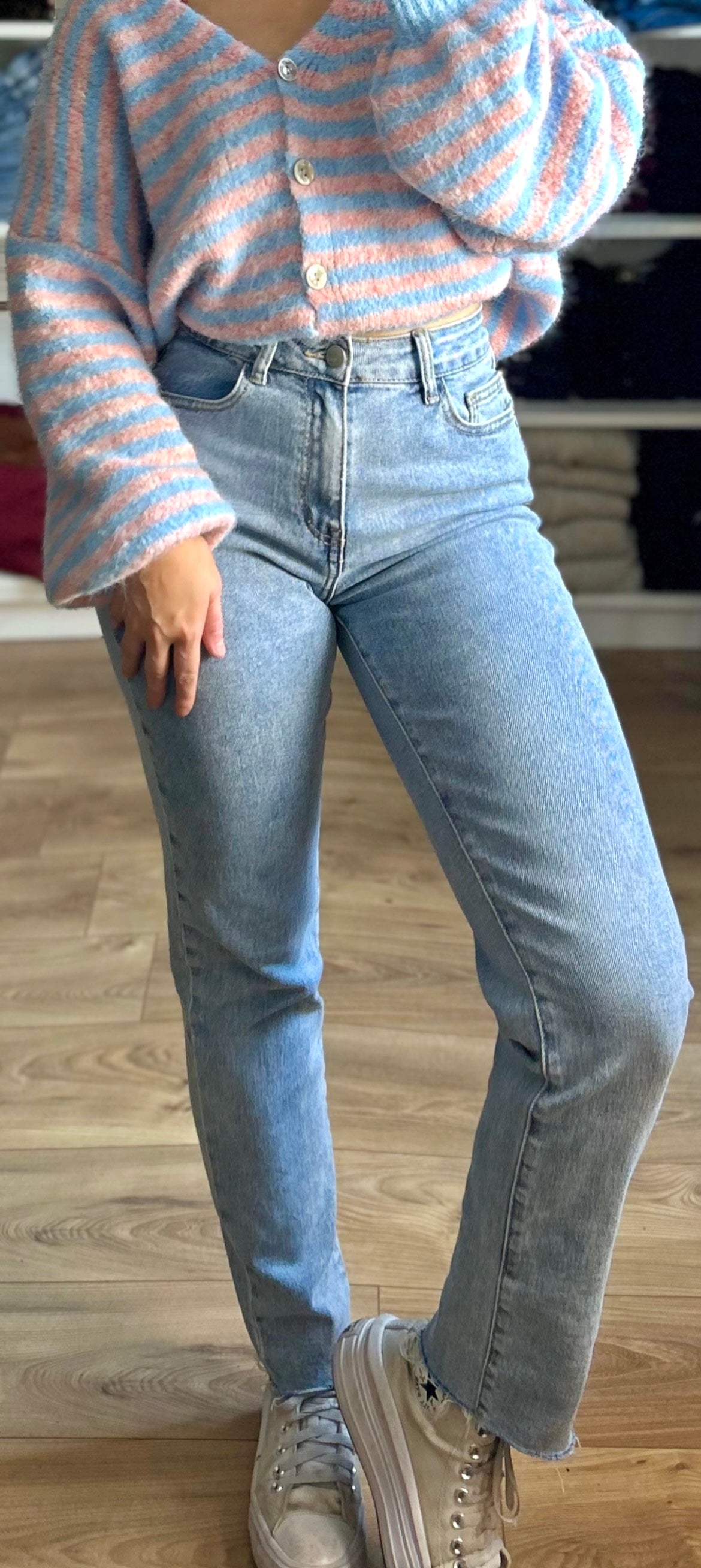 Jean Bonnie bleu clair