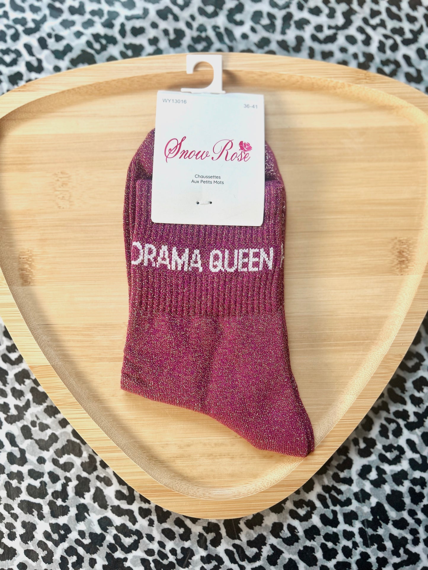 Chaussettes à paillettes « DRAMA QUEEN »