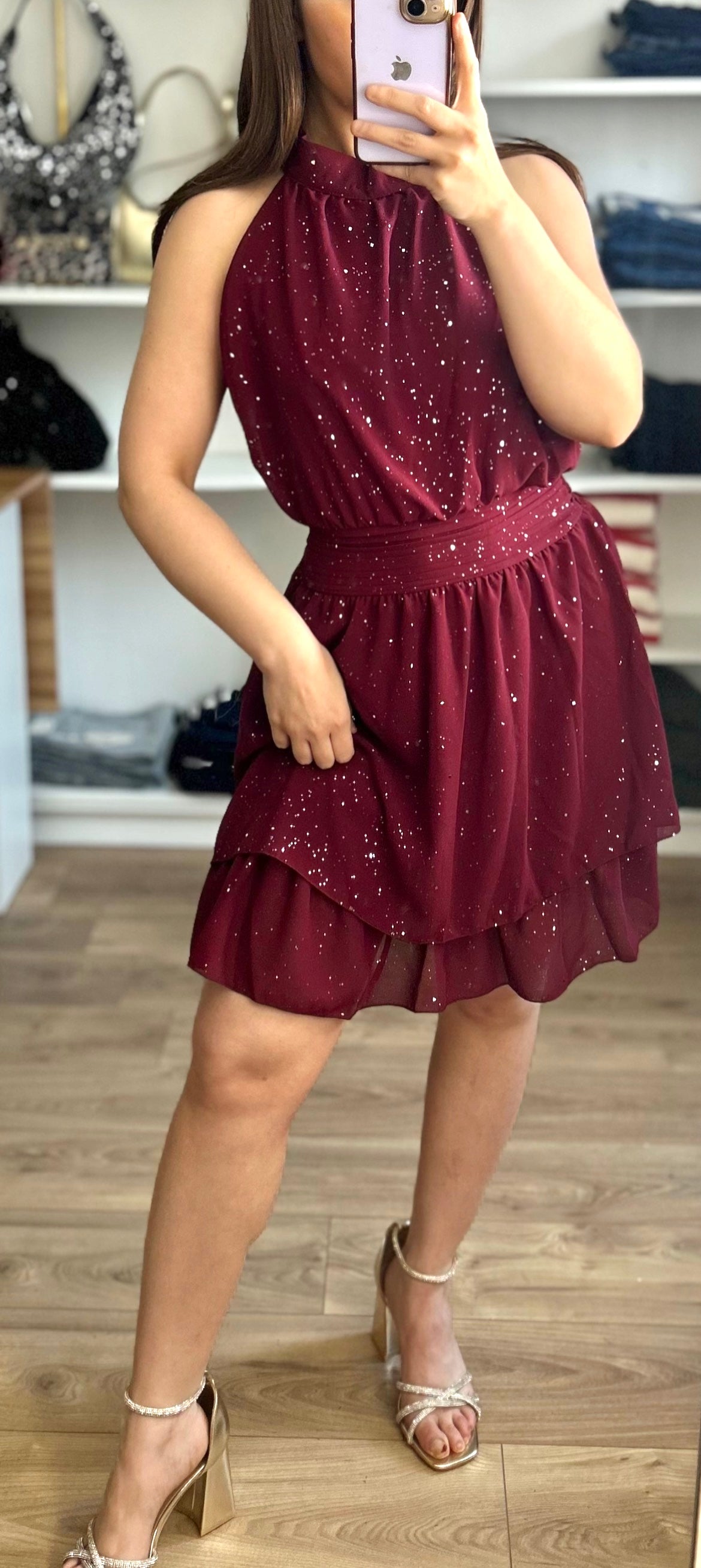 Robe Bloom Bordeaux
