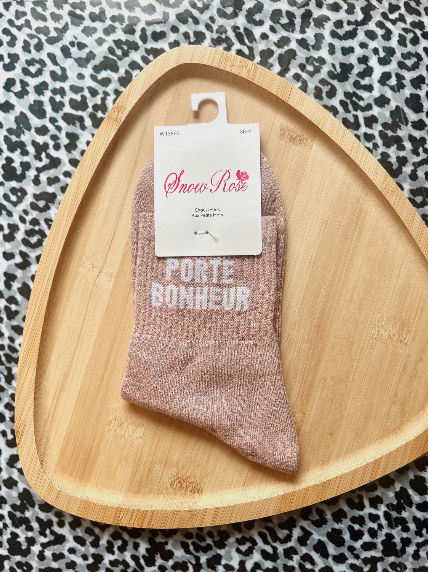 Chaussettes à paillettes « PORTE-BONHEUR »