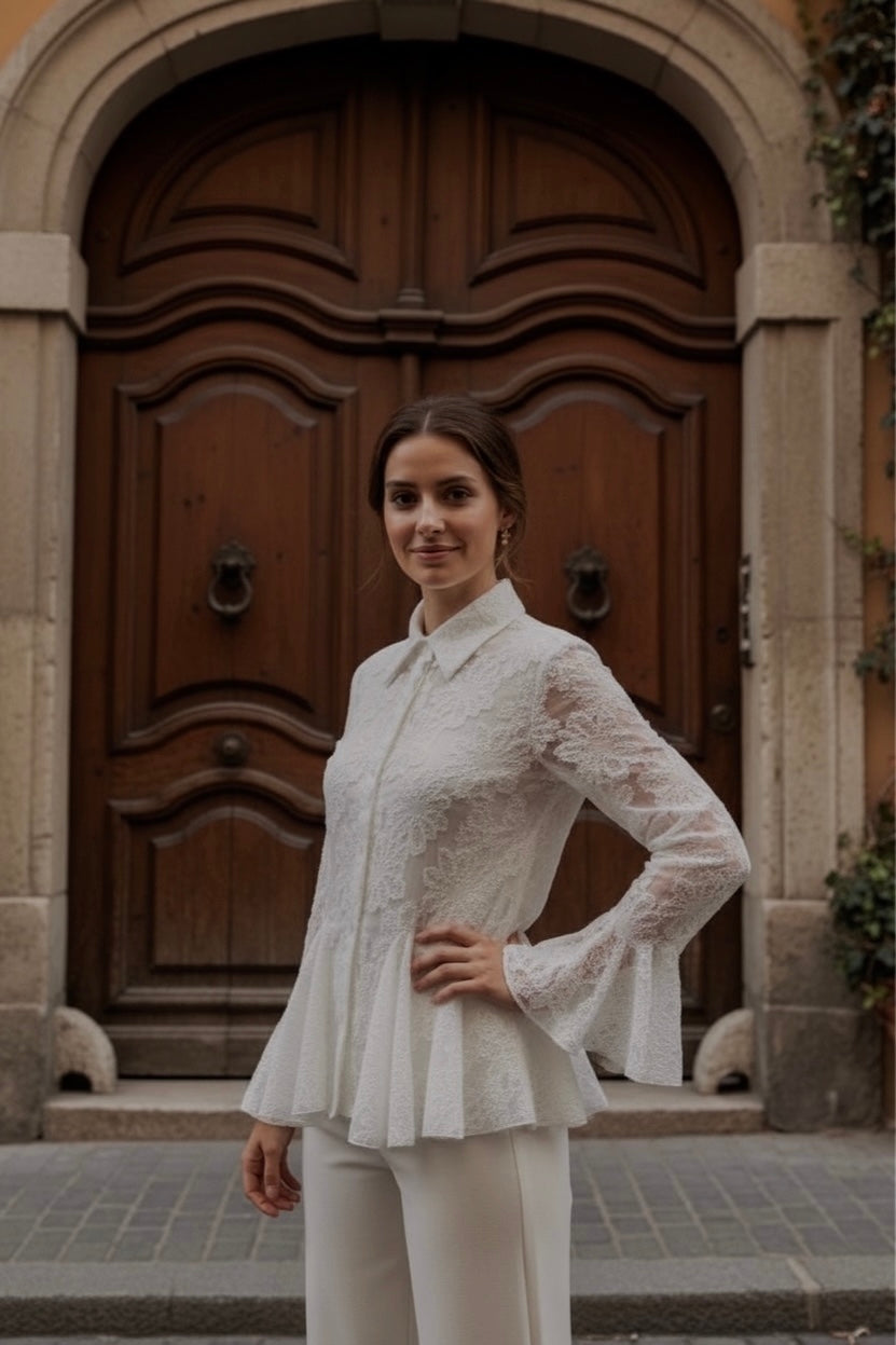 Blouse Édith Blanche