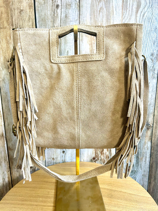 Sac Léane Beige 100% cuir (taille M)