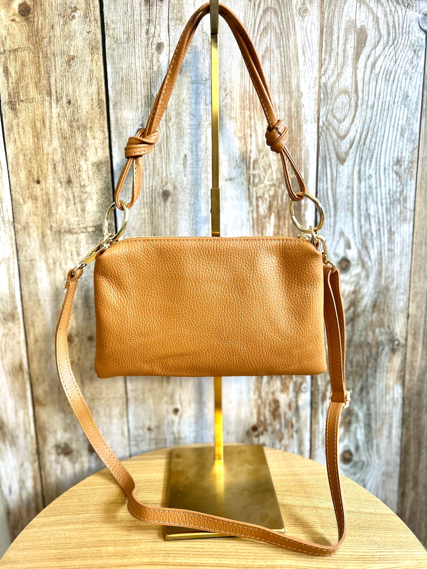 Sac Alix Camel (100% cuir)