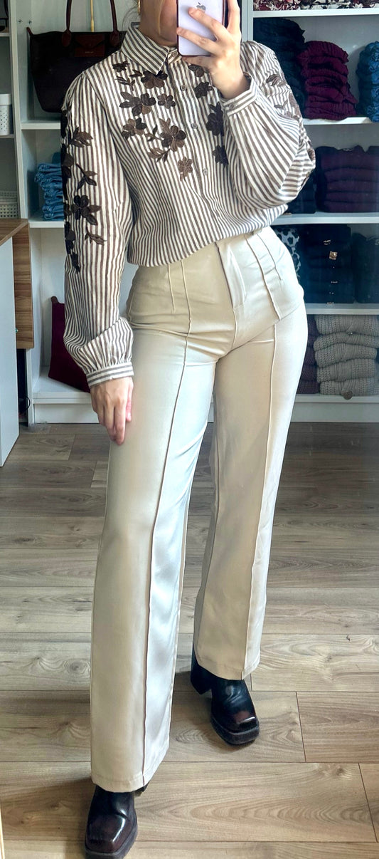 Pantalon Sandro Beige
