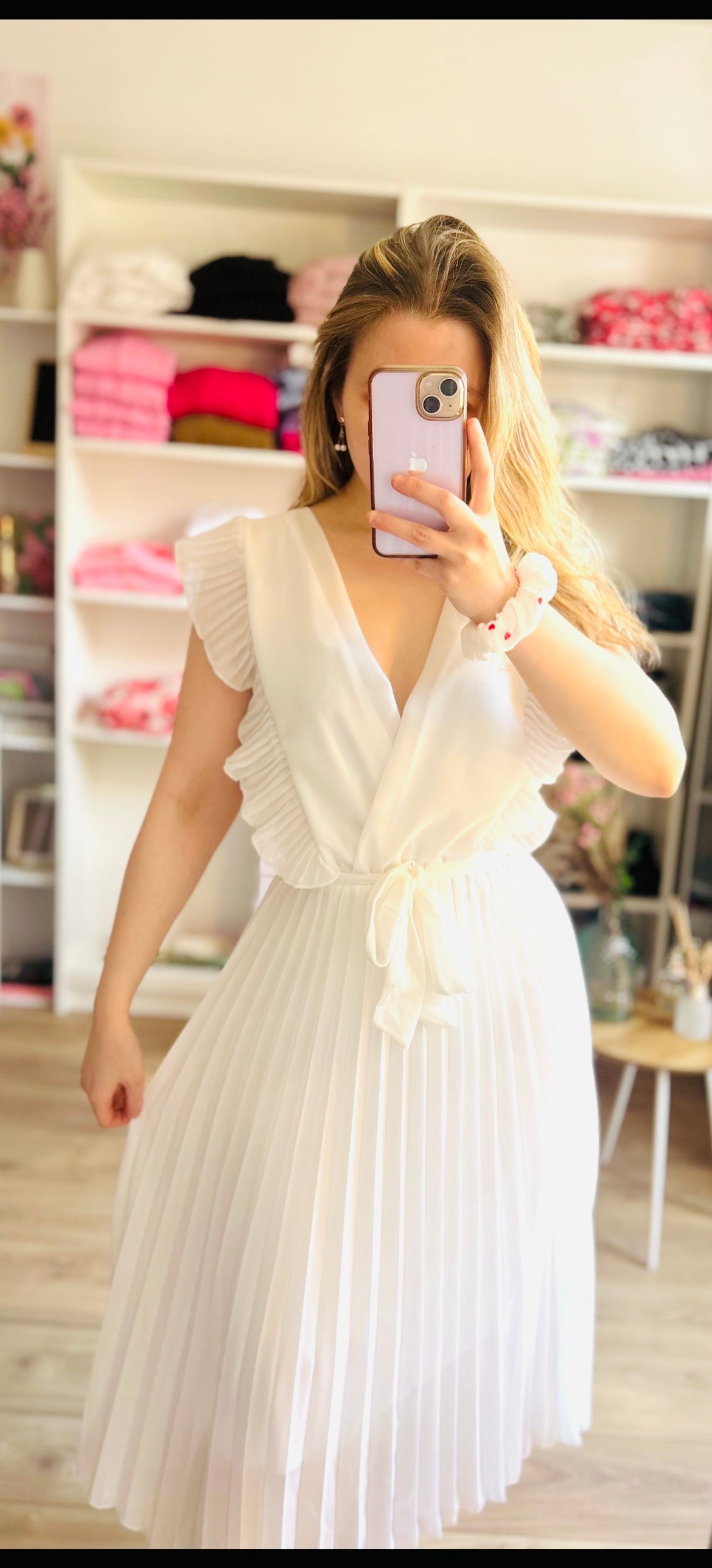 Robe Louisette Blanche