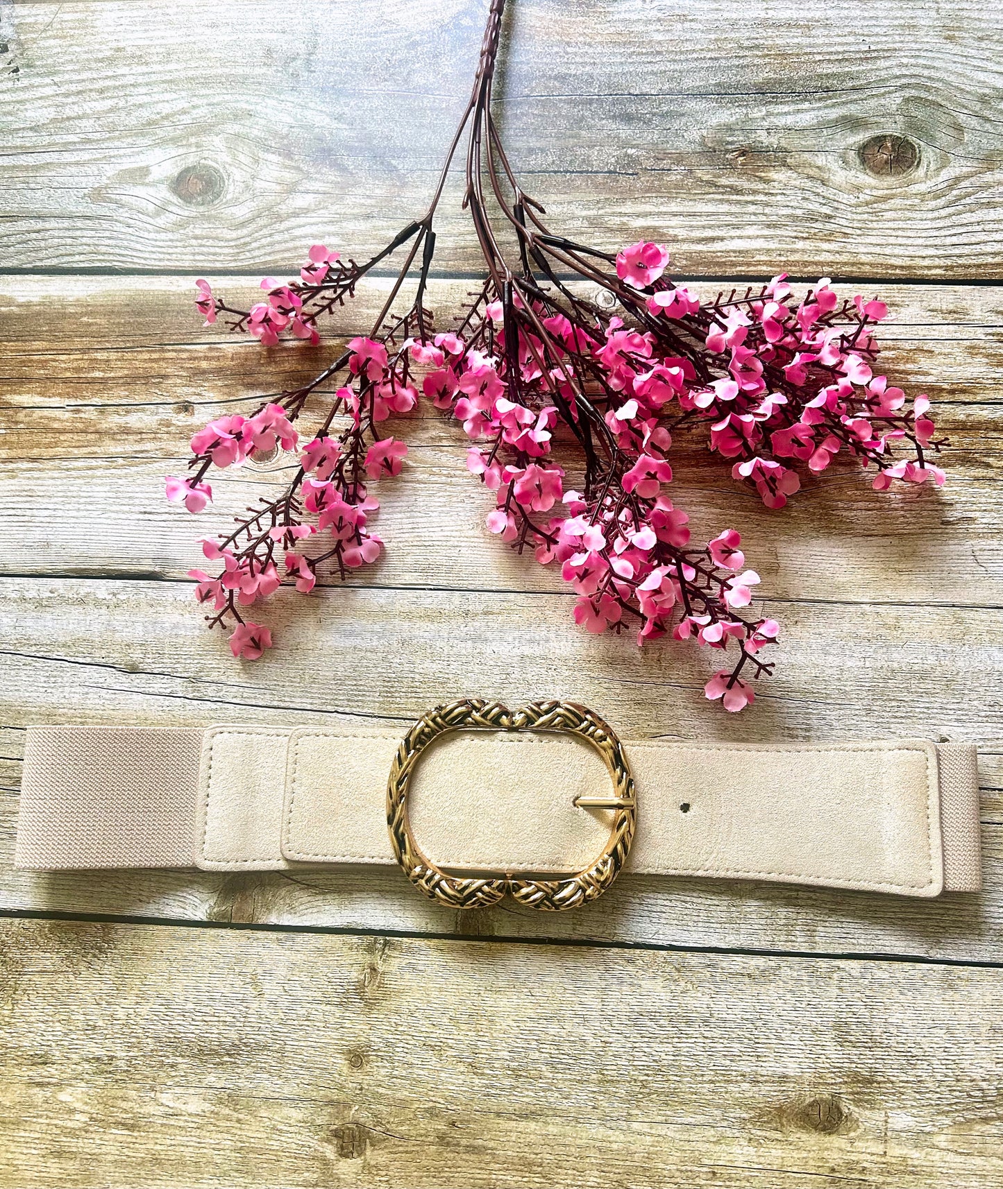 Ceinture Paloma Beige (Taille ajustée 36-42)