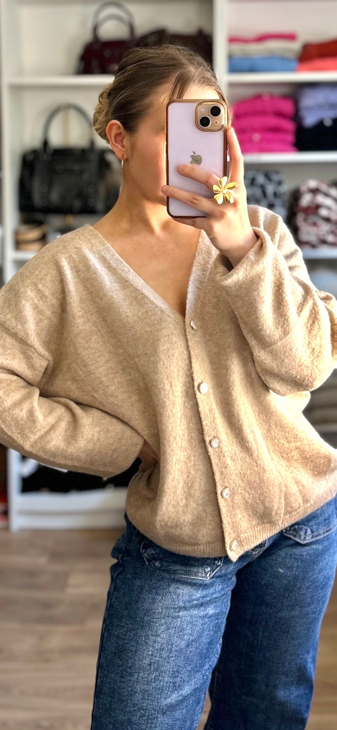 Gilet Léon Beige