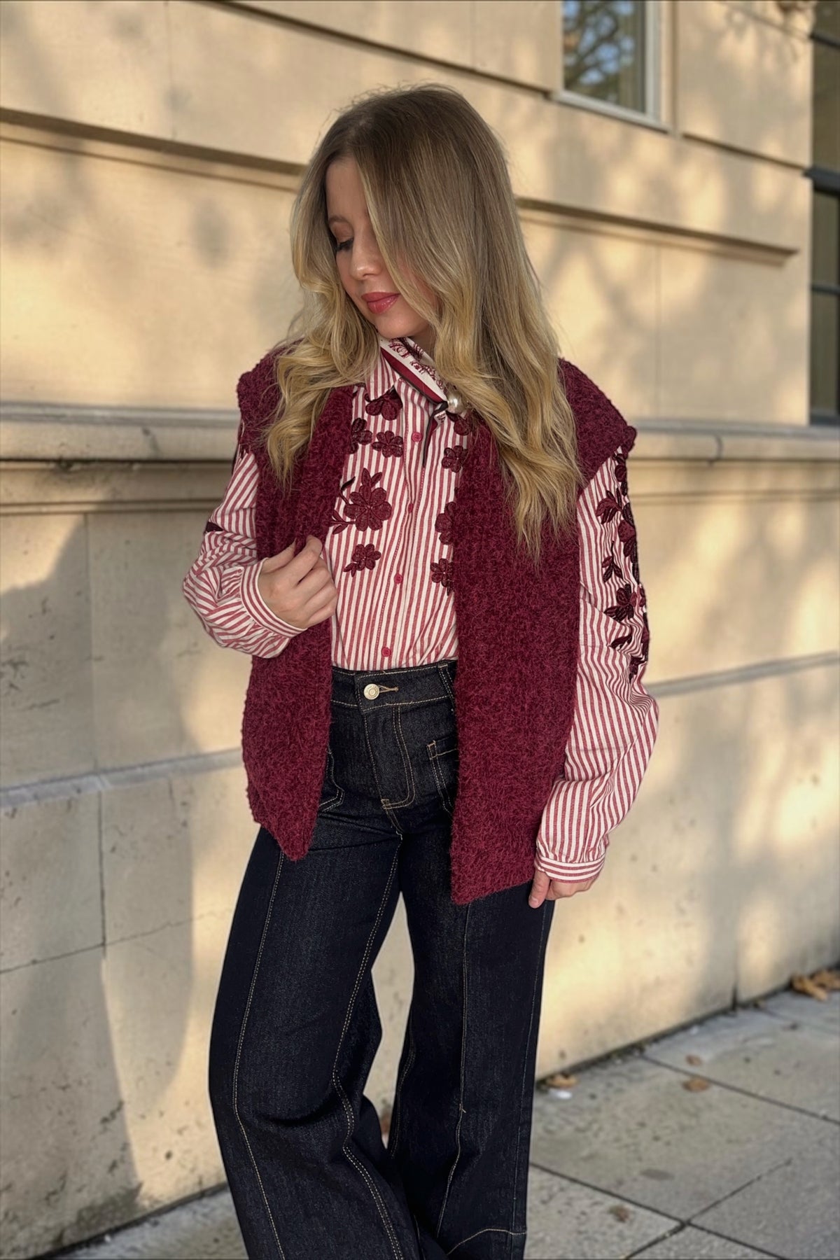 Veste Bella Bordeaux