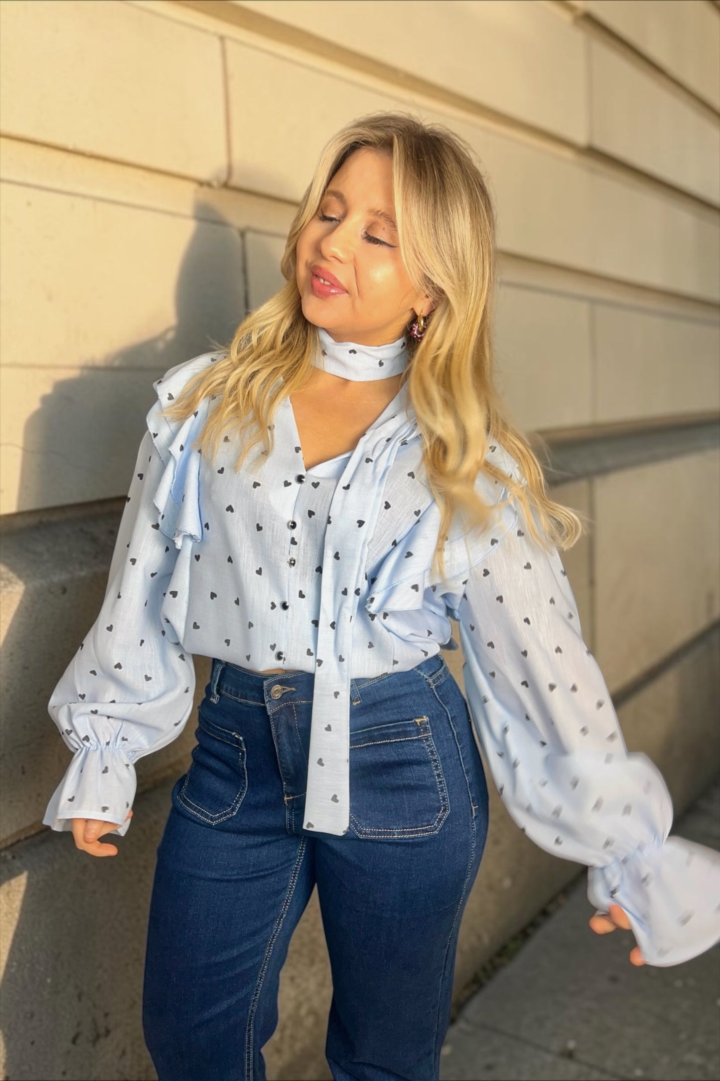 Chemise Aimée Bleu Ciel