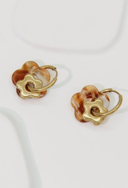 Boucles d’Oreilles Ysé Brun