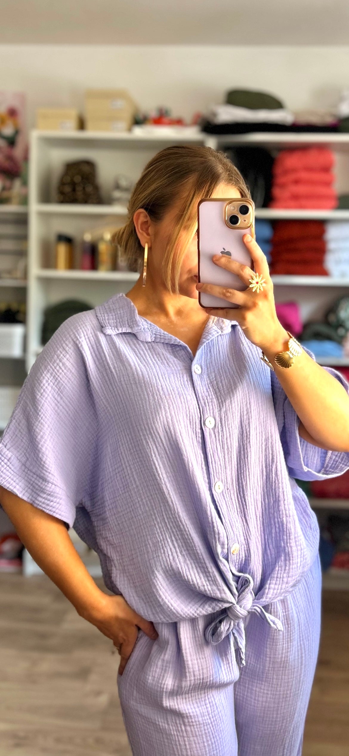 Chemise Ari Lilas
