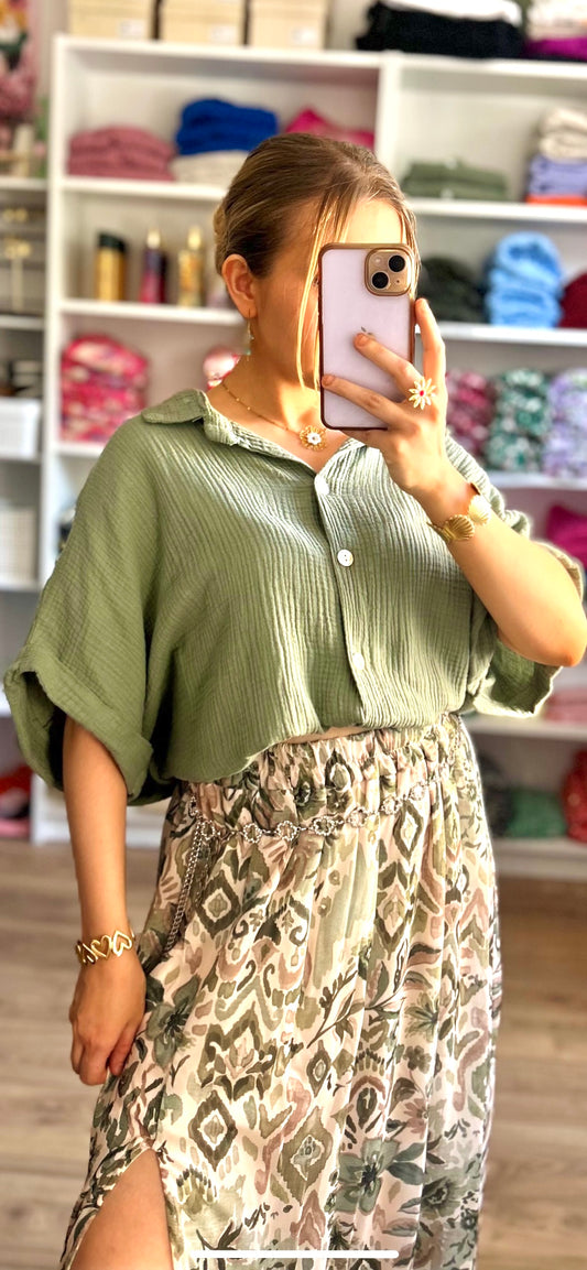 Chemise Sia Kaki
