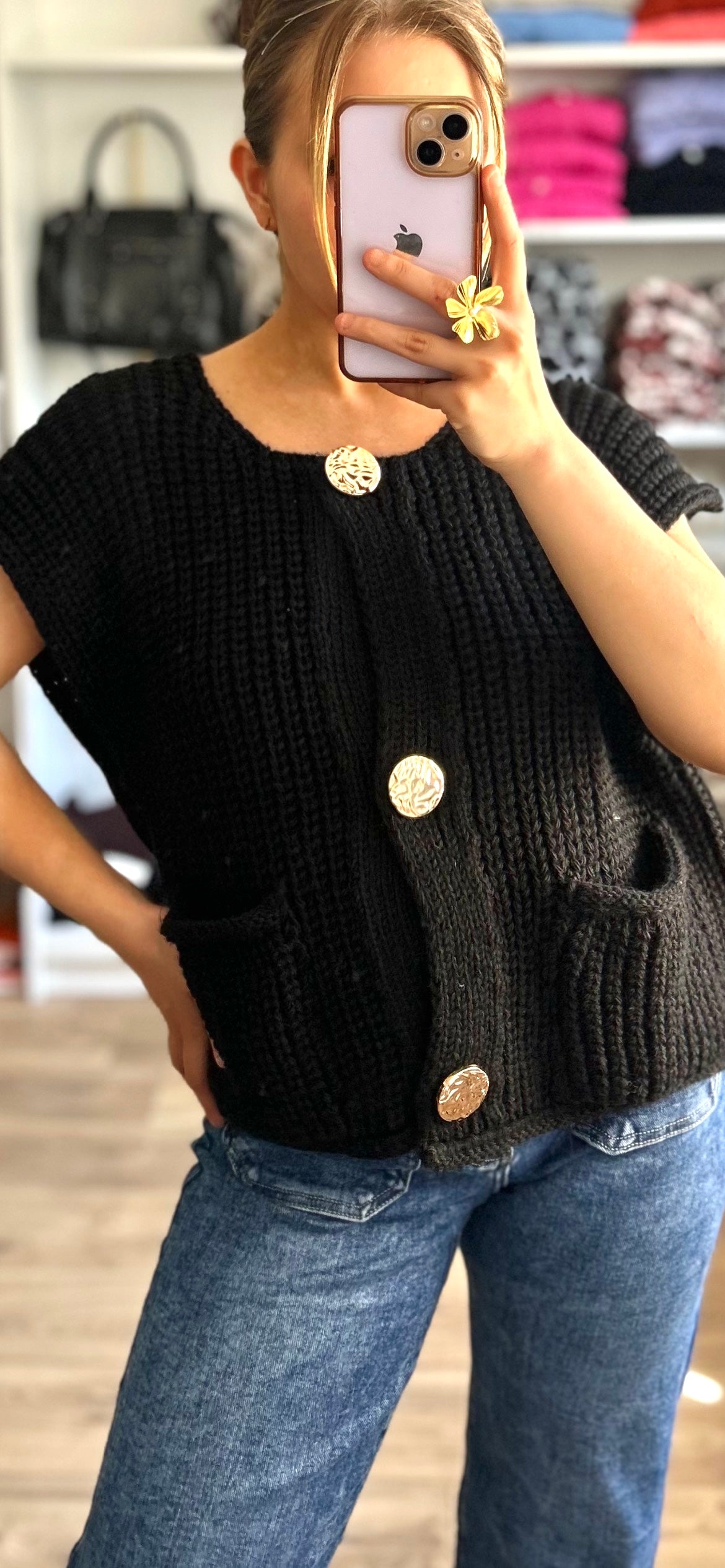 Gilet Achille Noir