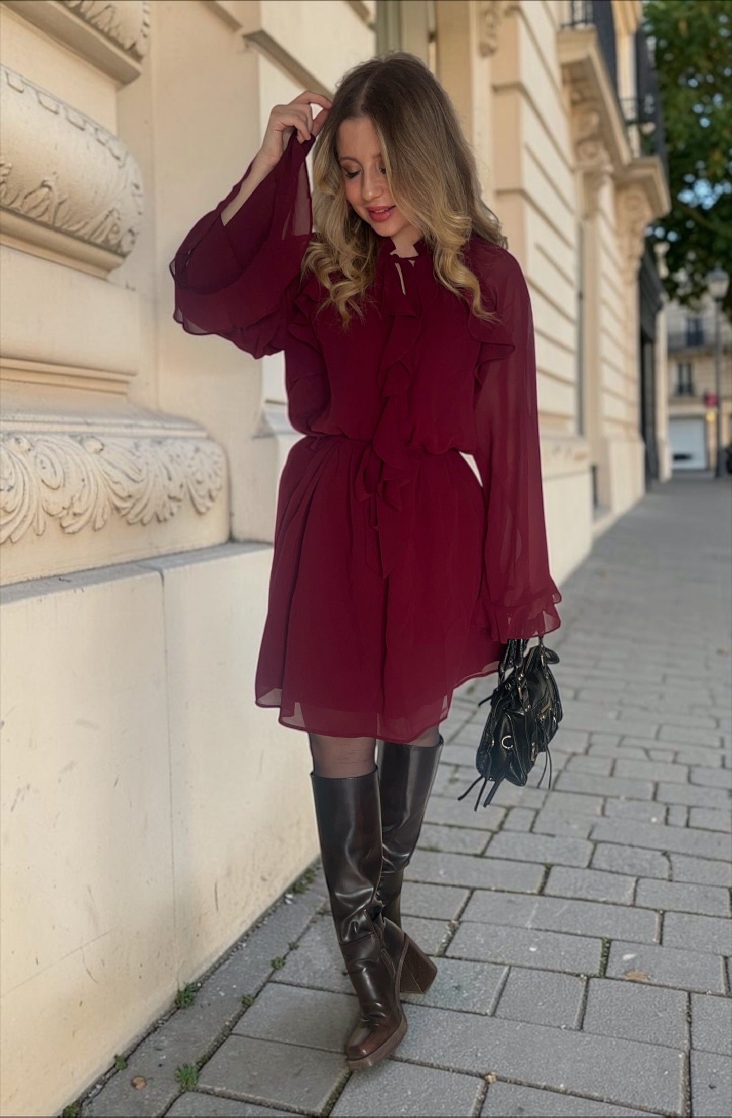 Robe Maëlle Bordeaux