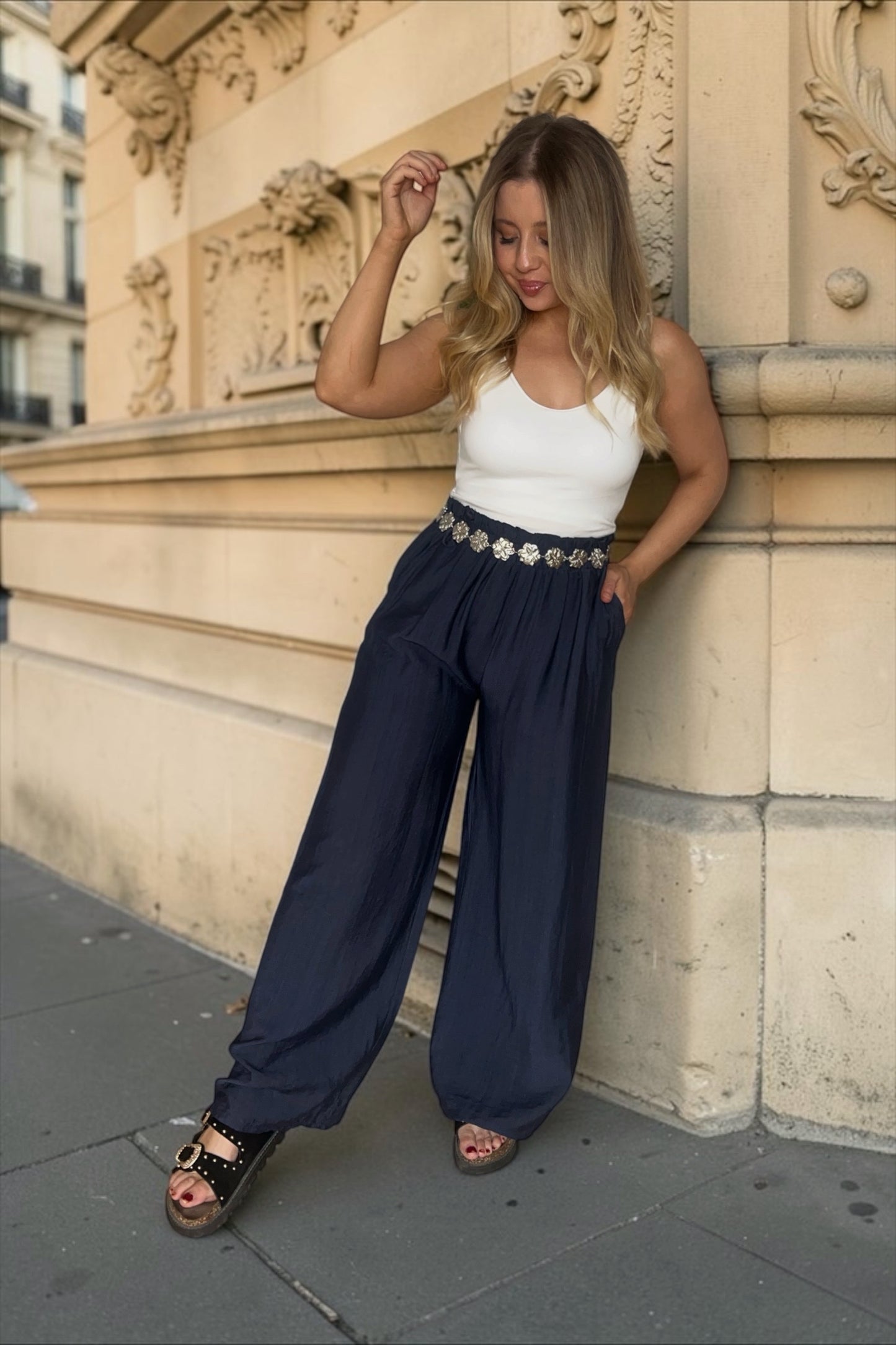 Pantalon Riviera Bleu Marine