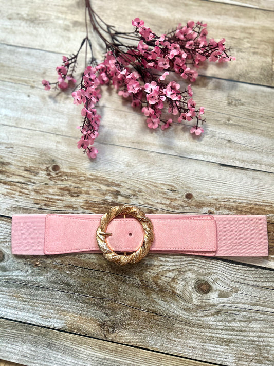 Ceinture Yvonne Rose Pâle