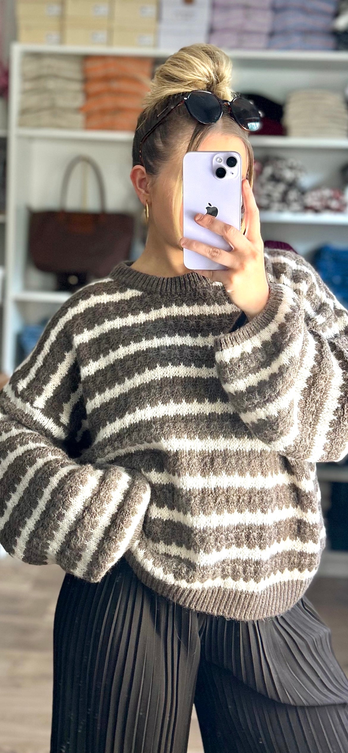 Pull Ninon Chocolat