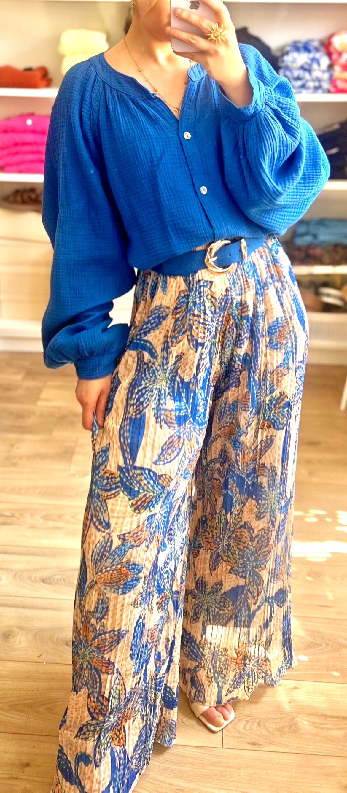 Pantalon Yumi Bleuet