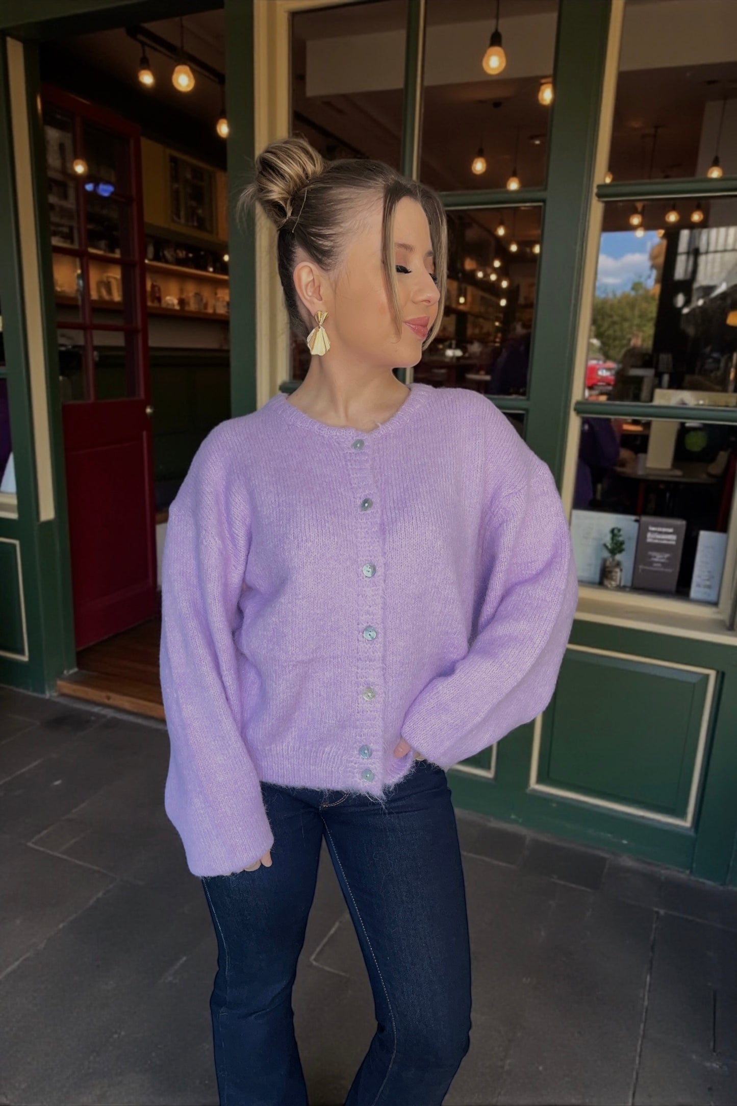 Gilet Cléo Lilas