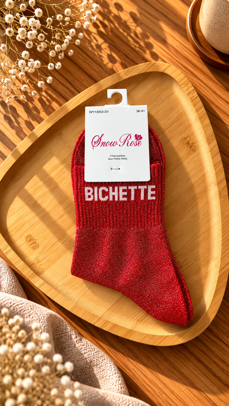 Chaussettes à paillettes « BICHETTE »