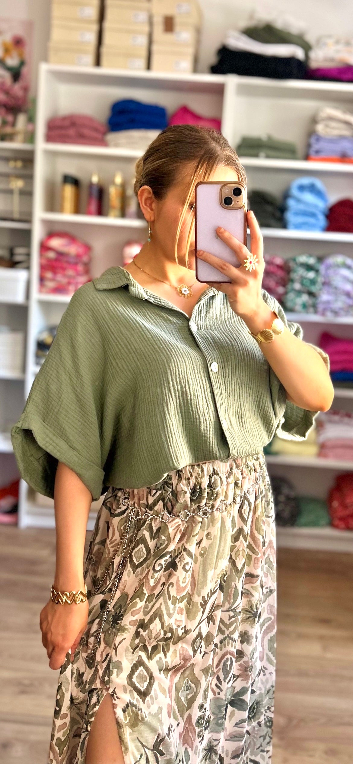 Chemise Sia Kaki