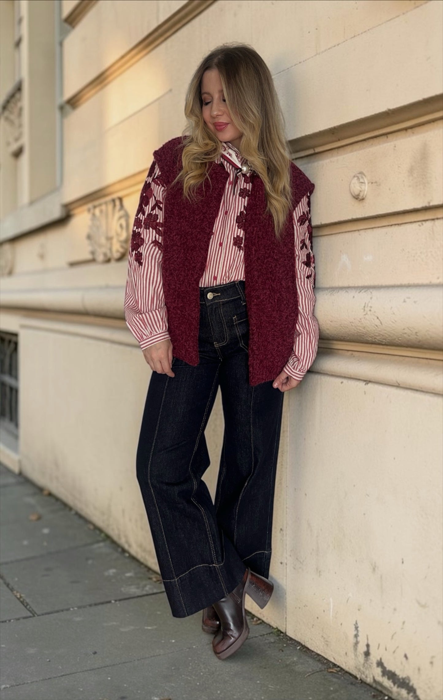 Veste Bella Bordeaux