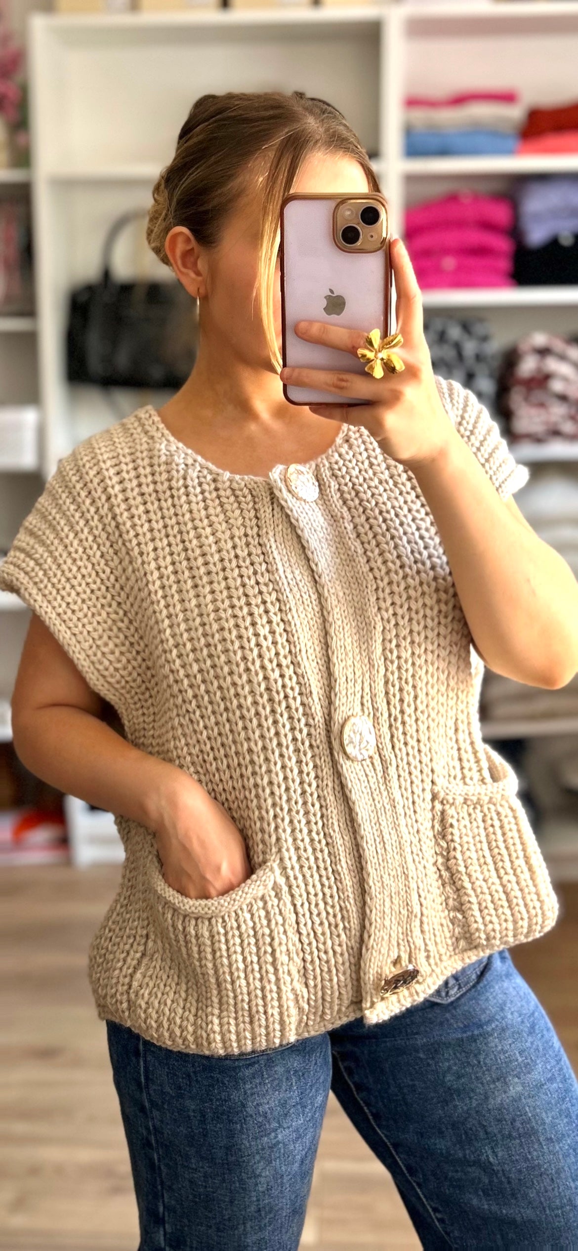 Gilet Achille Beige