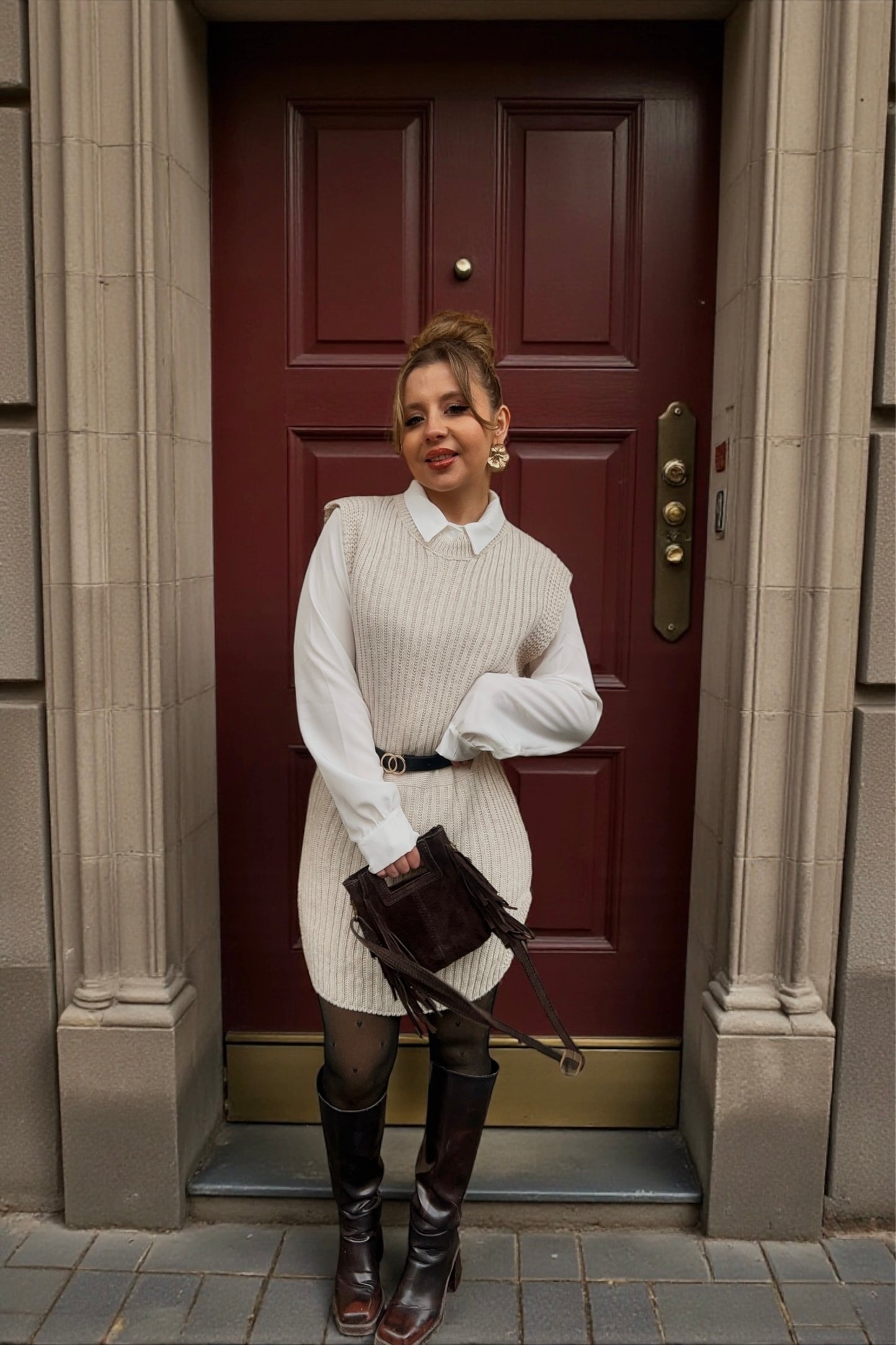 Ensemble Robe Chemise Watson Beige