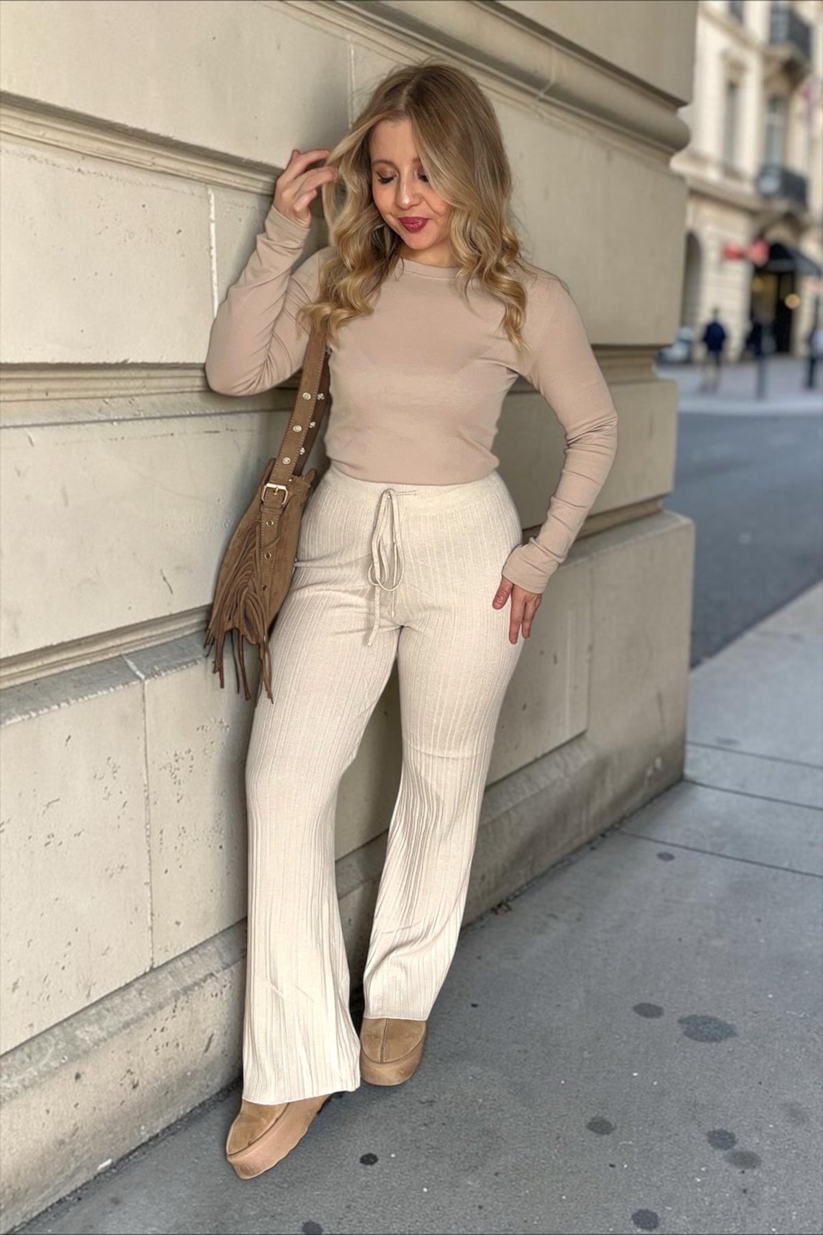 Pantalon Cosy Beige